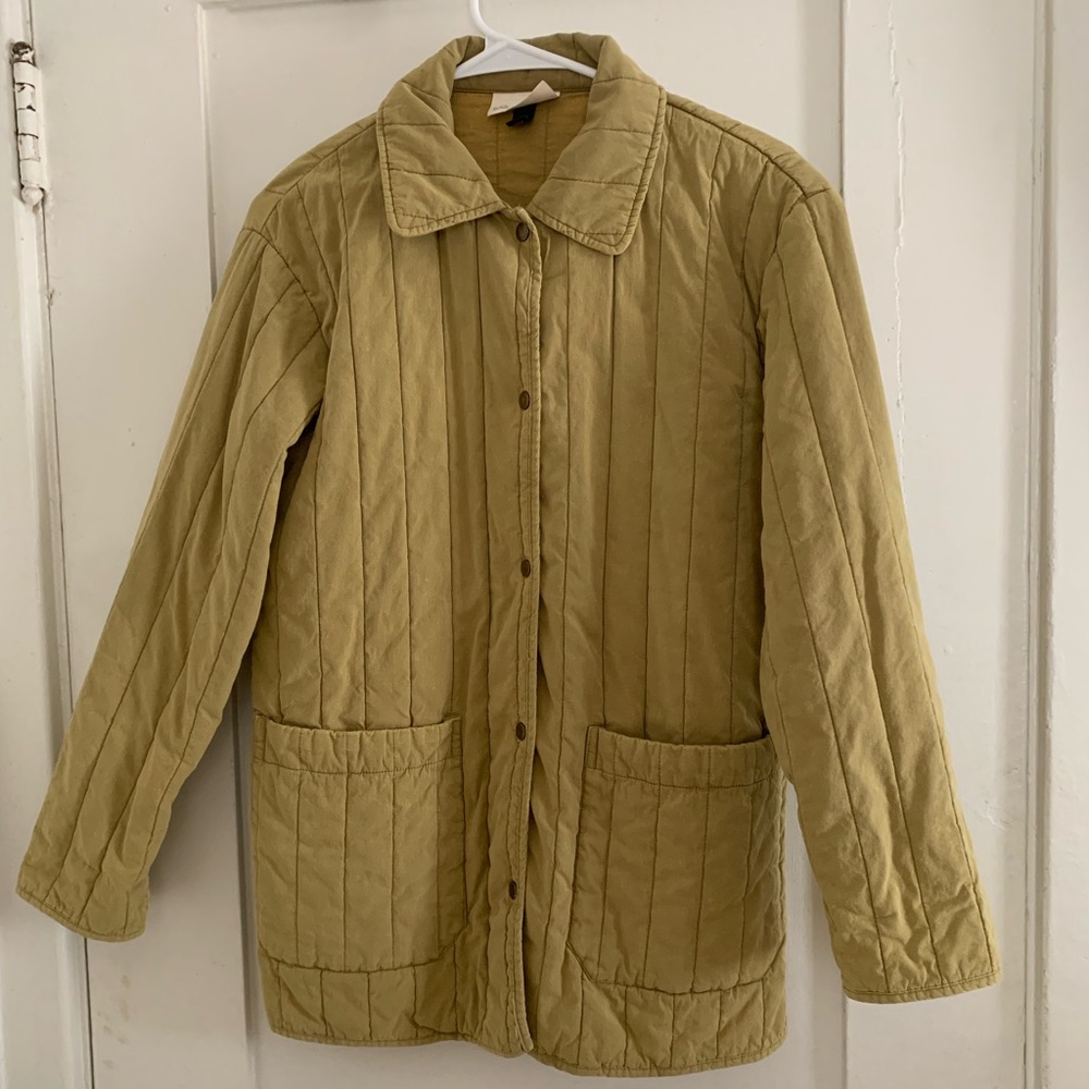 Universal Thread olive green quilted jacket size small